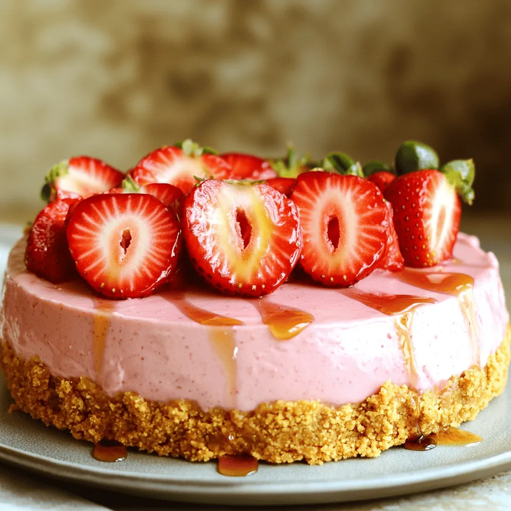 To make a delicious vegan strawberry cheesecake, you need the right ingredients. Here’s what you will need: