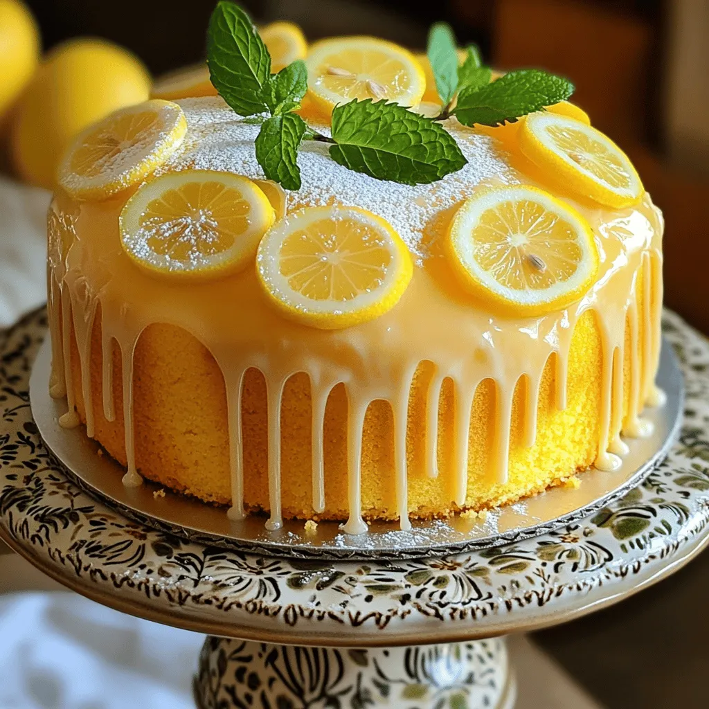 Limoncello Cake Delightful Italian Dessert Recipe
