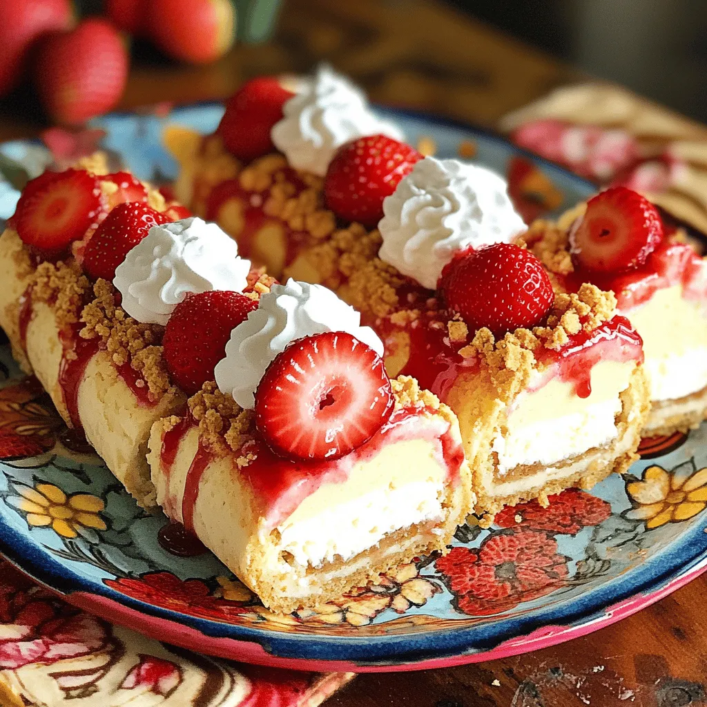 Strawberry Shortcake Cheesecake Rolls: A Delightful Dessert Experience