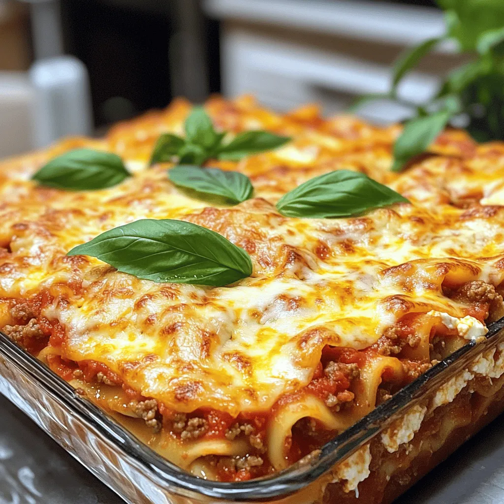 Lasagna Delightful Layers of Flavorful Goodness
