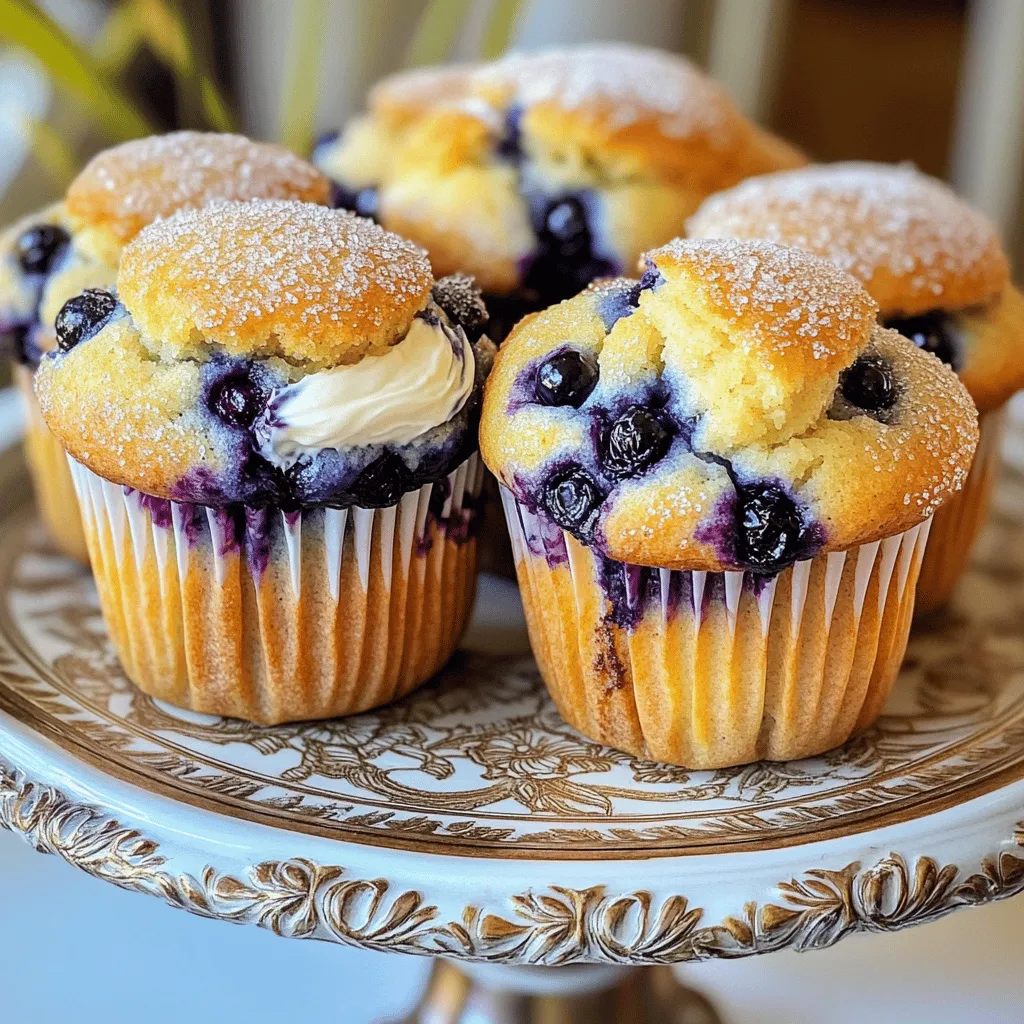 Blueberry cream cheese muffins are a delightful treat. They blend sweet blueberries with rich cream cheese. This combination creates a soft, moist texture. Each bite offers a burst of flavor. The cream cheese adds a creamy surprise in the middle.