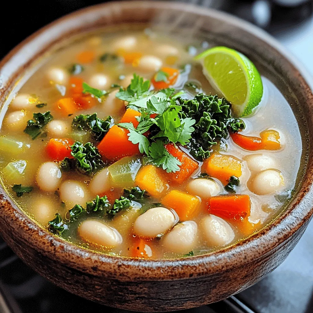 The heart of Cuban white bean soup lies in its simple yet vibrant ingredients. You need to start with the right beans. I recommend using canned white beans like cannellini or great northern. They cook quickly and add a creamy texture.