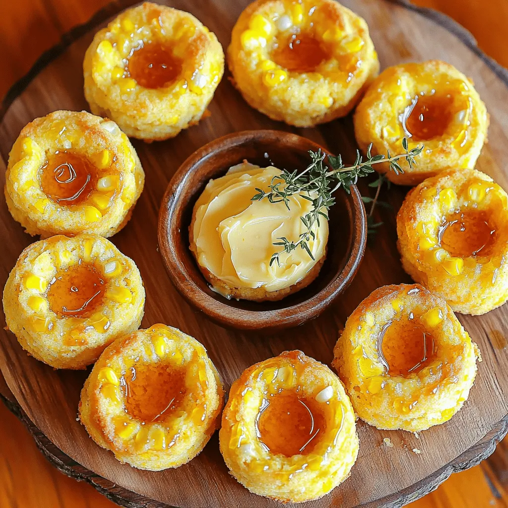 Southern-Style Honey Butter Cornbread Poppers Delight