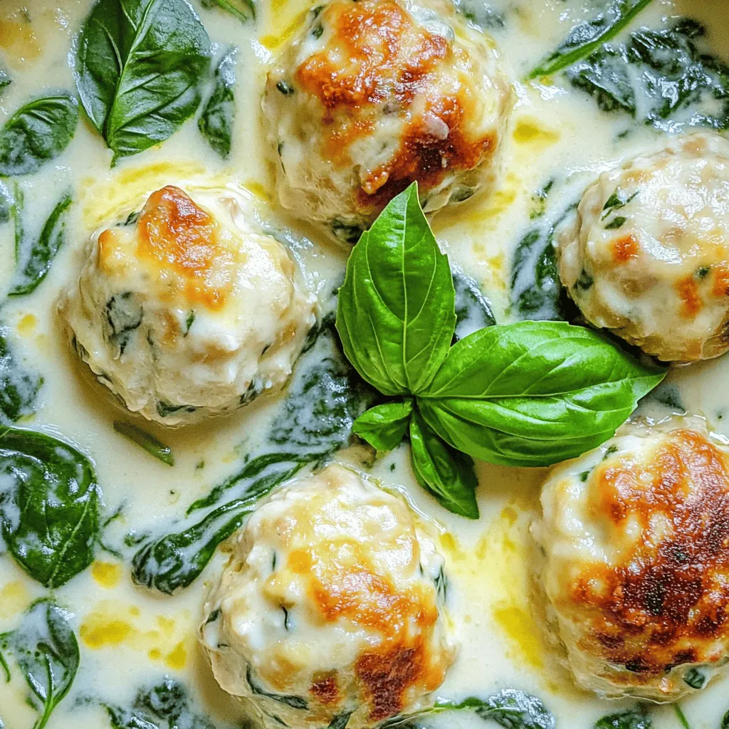 To make the chicken ricotta meatballs, gather these key ingredients: - 1 pound ground chicken - 1/2 cup ricotta cheese - 1/4 cup grated Parmesan cheese - 1/4 cup breadcrumbs - 1 large egg - 2 cloves garlic, minced - 1 teaspoon dried Italian herbs - Salt and pepper to taste