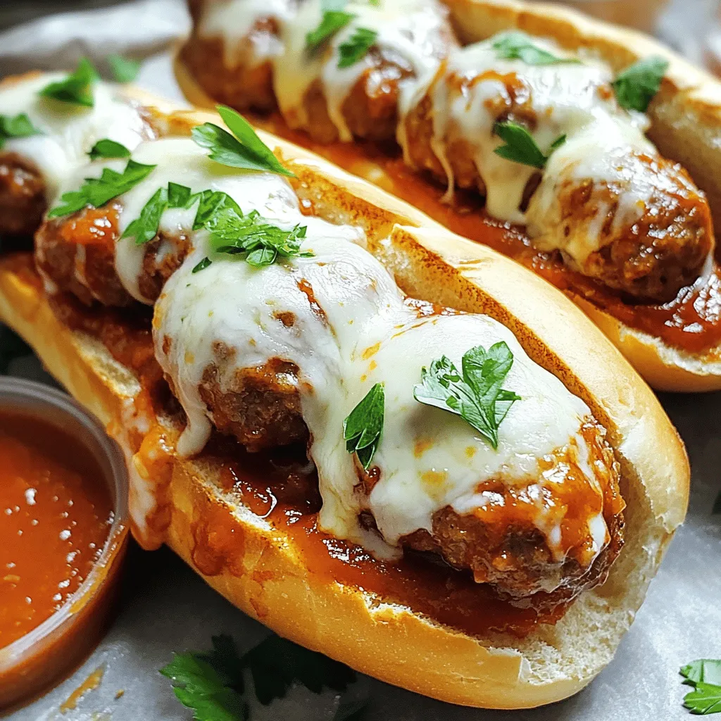 To make the best meatball subs, you need fresh and tasty ingredients. Here are the key meatball sub ingredients to gather: