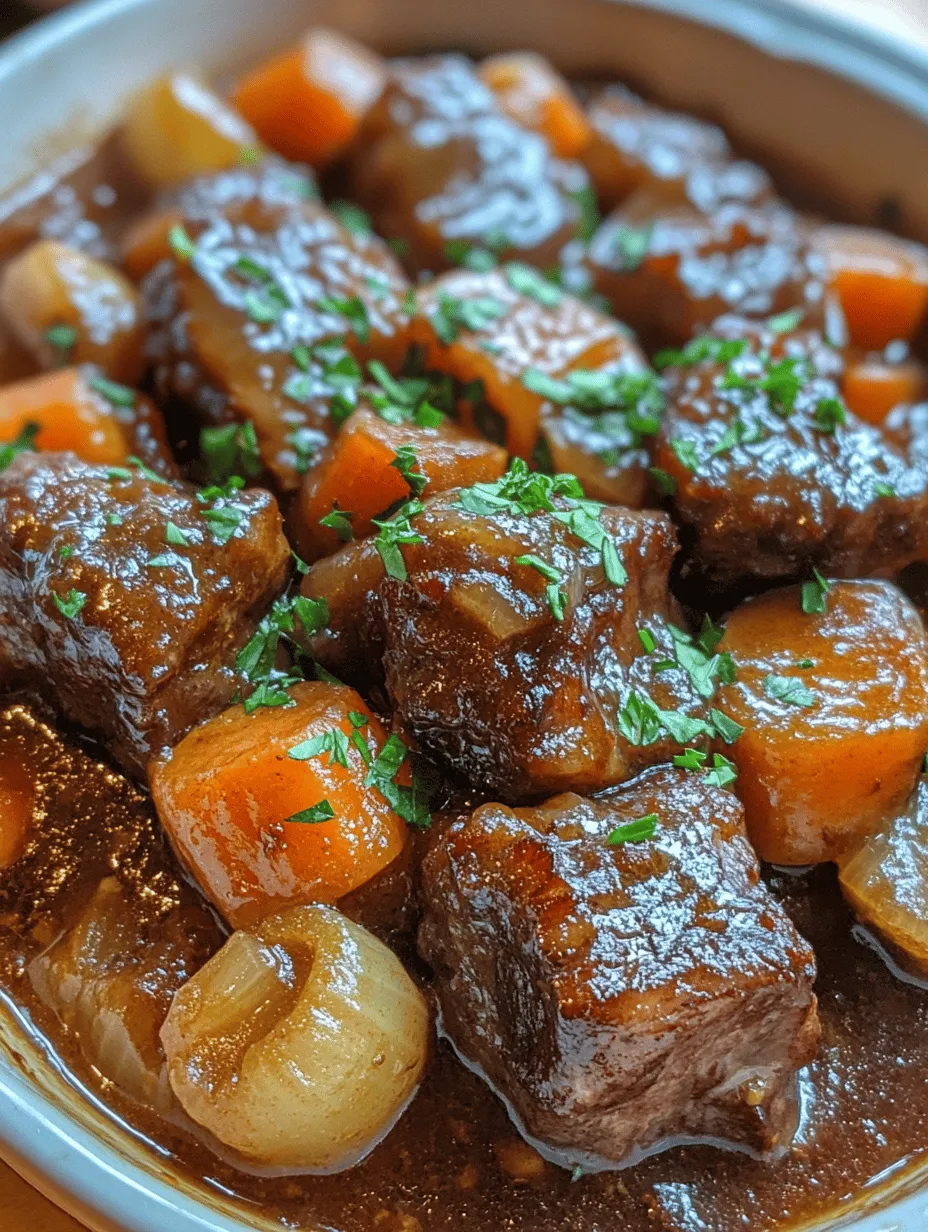 Oxtail Bourguignon Bliss: A Hearty Culinary Journey