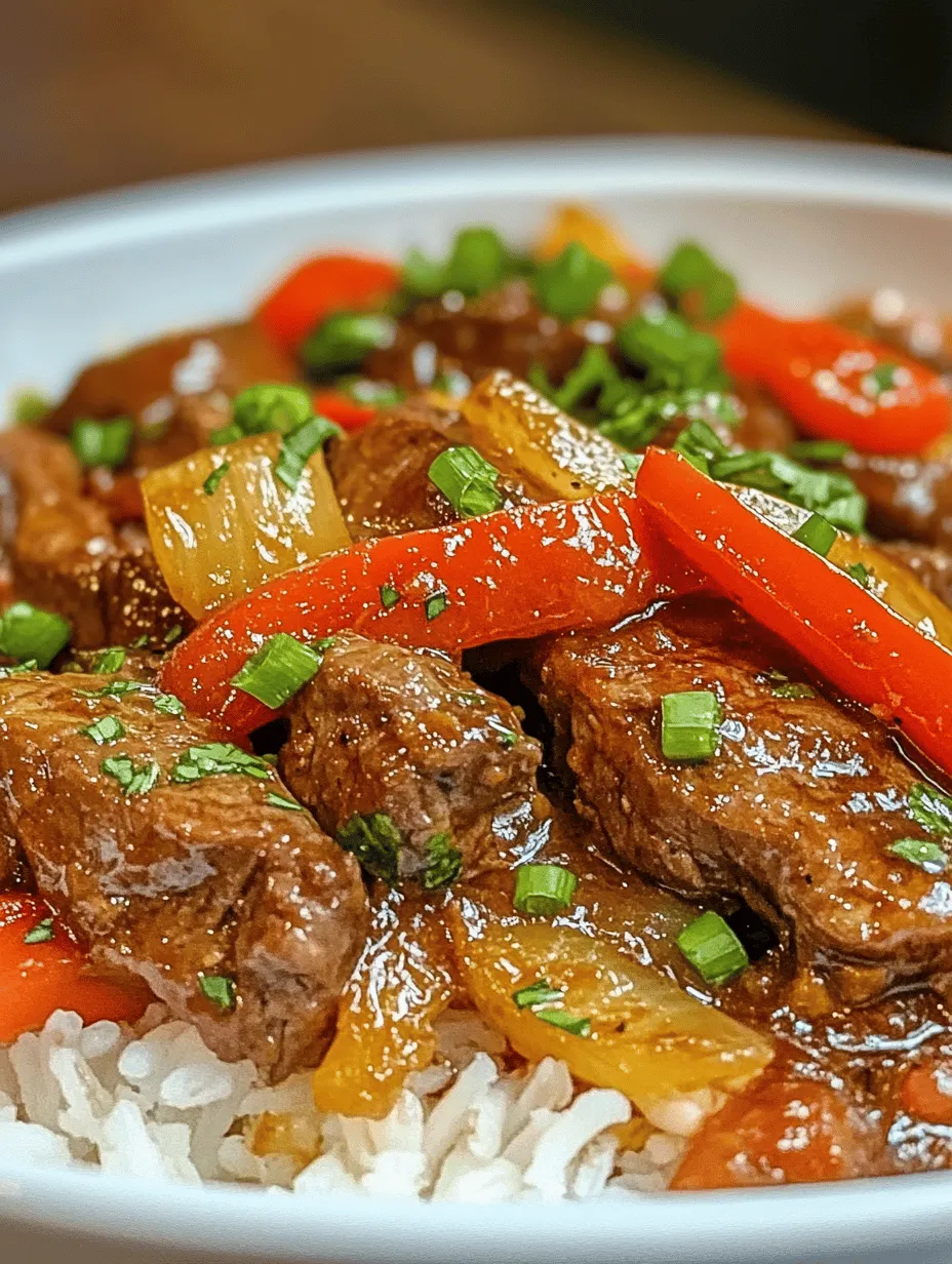 Sizzling Chinese Pepper Steak with Onions: A Flavorful Adventure