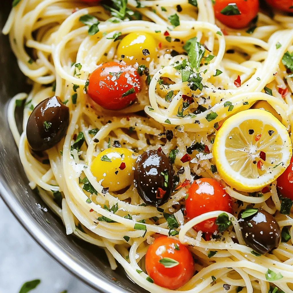 Zesty Mediterranean Olive Pasta Recipe: A Flavorful Journey