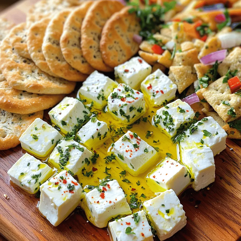 Easy Marinated Cheese Appetizer Tasty Flavor Boost