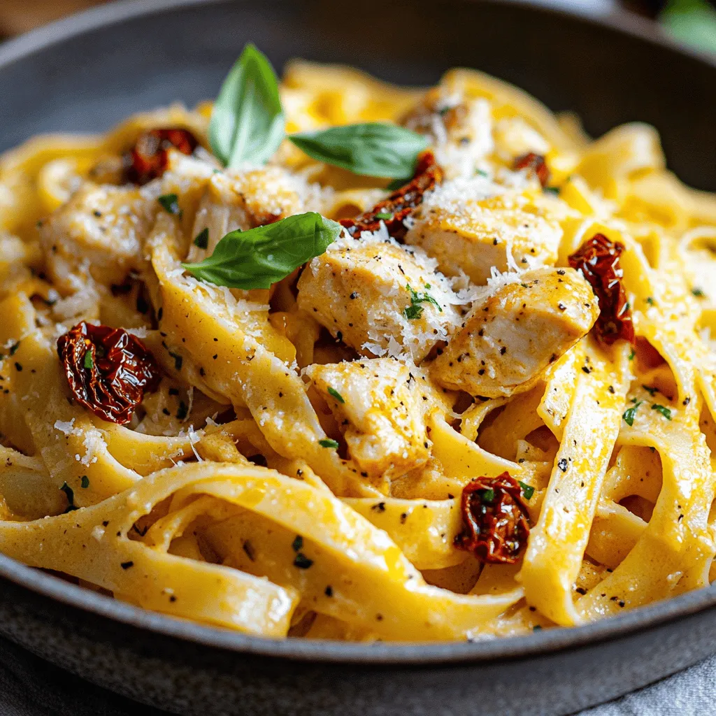 Creamy Sun Dried Tomato Chicken Pasta: A Delightful Culinary Experience