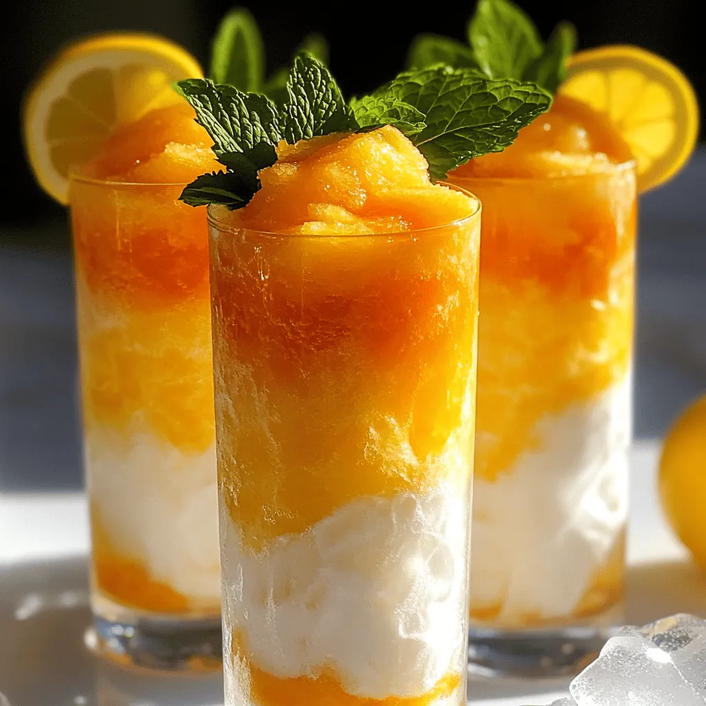 Peach Lemonade Slush Recipe Refreshing Summer Treat