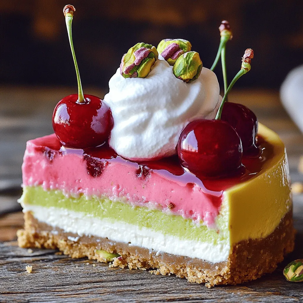 Luscious Lemon-Lime Cherry Pistachio Cheesecake: A Delightful Dessert Experience
