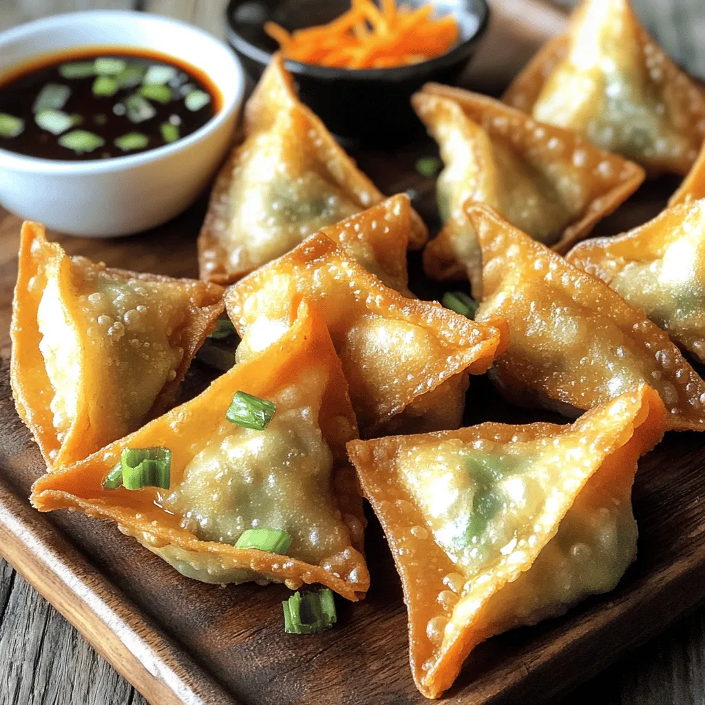 Fried Wontons Crispy and Flavorful Snack Recipe