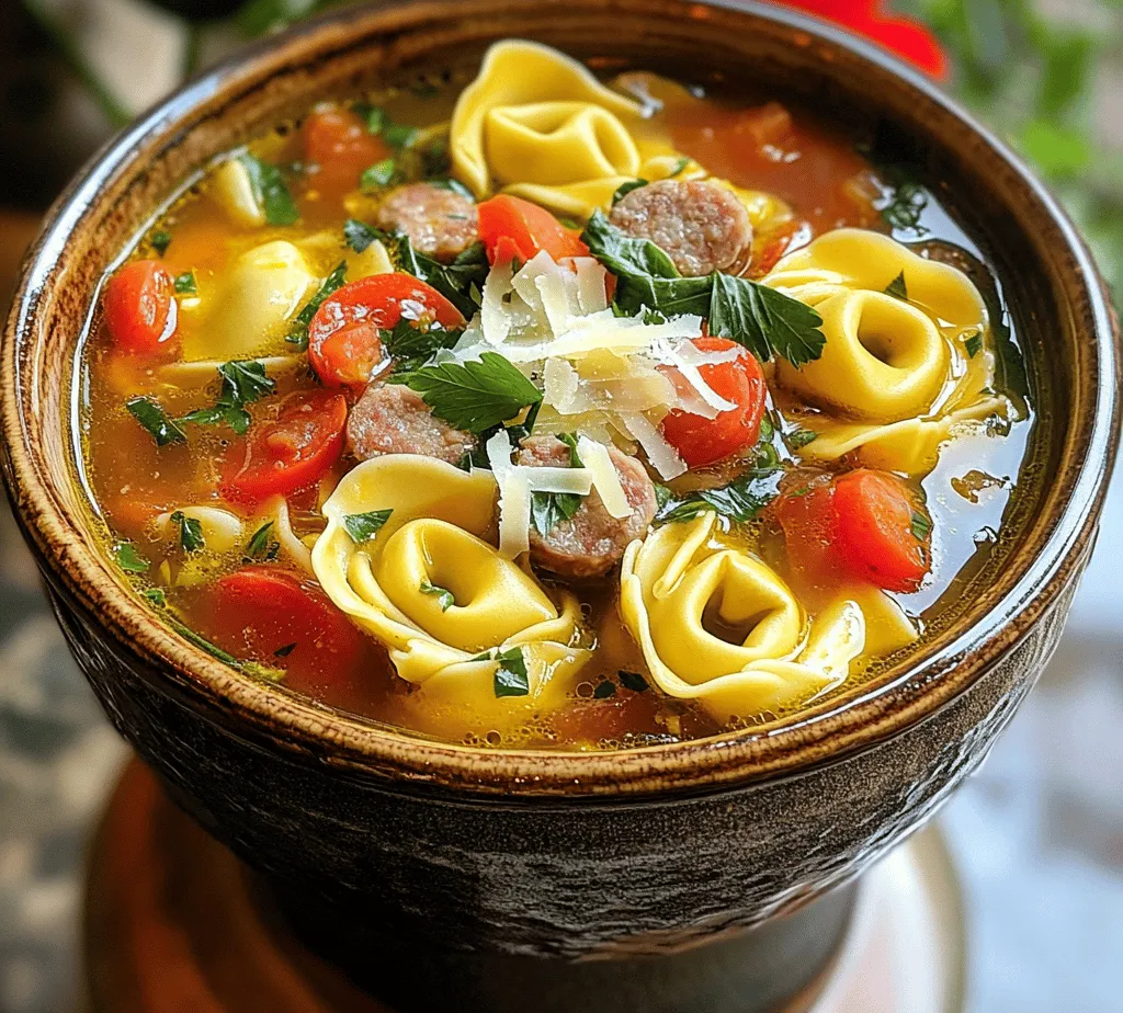 When the chill of winter sets in or the rain begins to fall, there’s nothing quite like a steaming bowl of Savory Sausage Tortellini Soup to bring warmth and comfort to your day. This delightful dish is not just a recipe; it