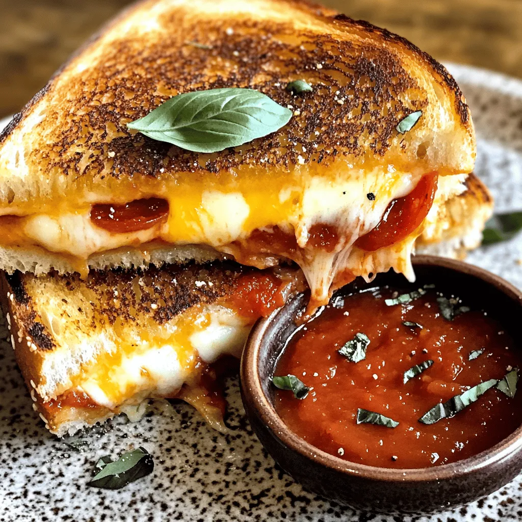 Pizza Grilled Cheese Delight: A Perfect Blend of Flavors