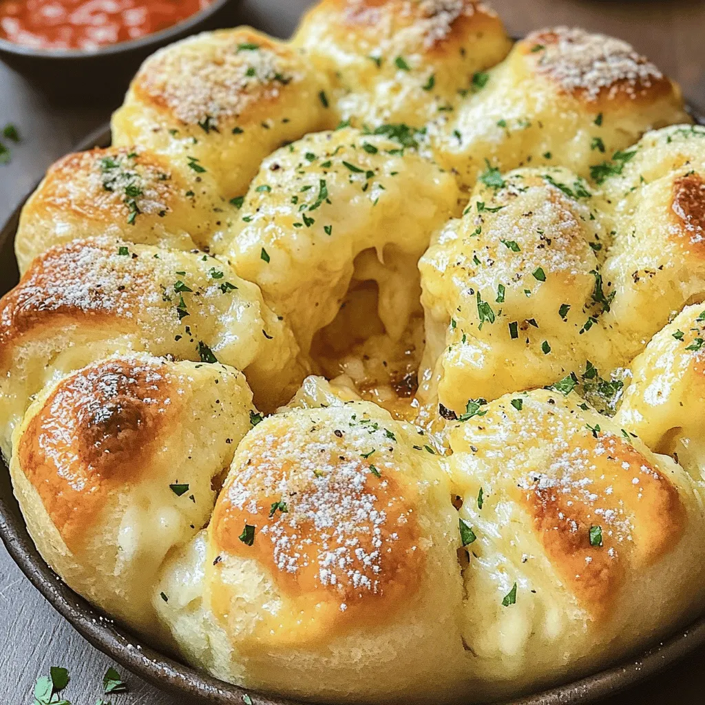 From Scratch Cheesy Garlic Pull-Apart Bread