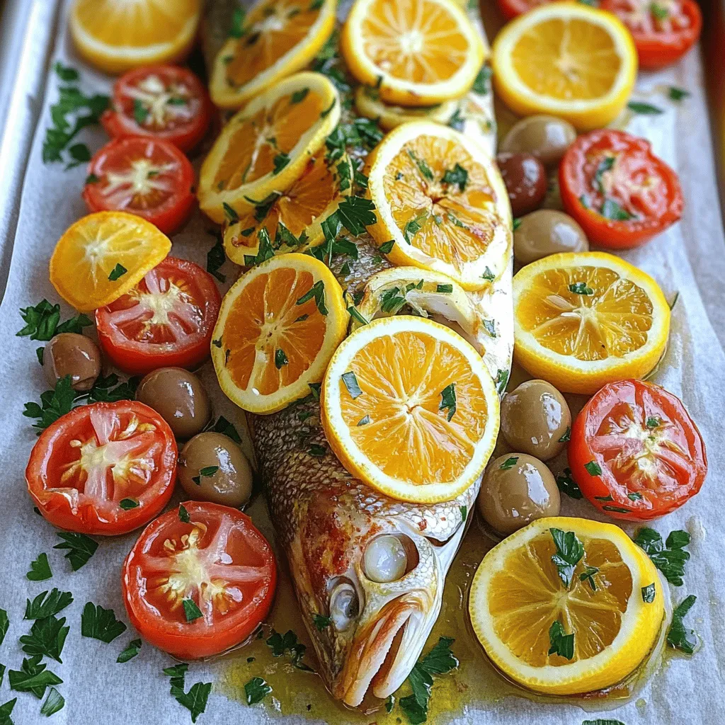 Mediterranean Baked Fish Flavorful and Healthy Dish