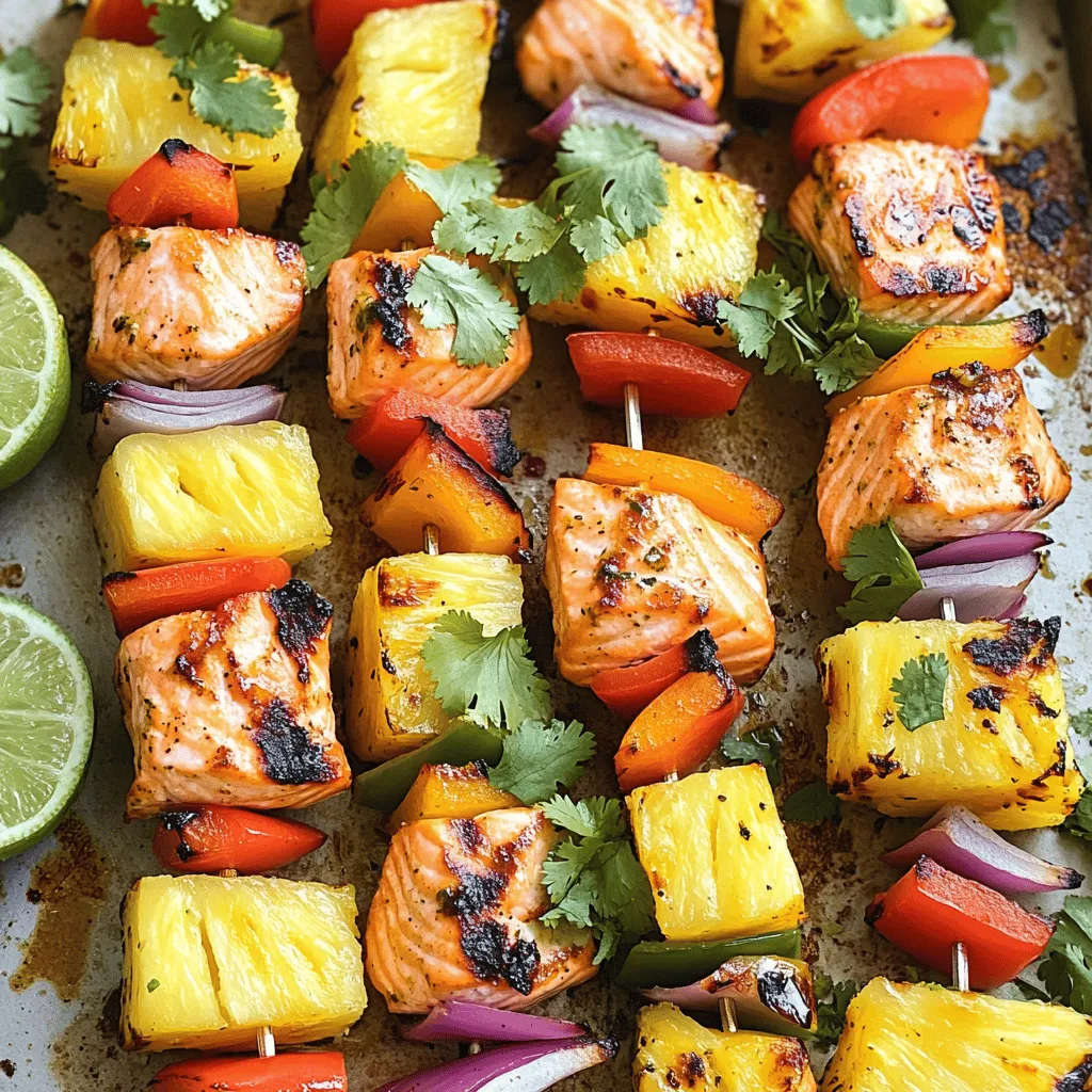 Tropical Pineapple Salmon Kebabs Recipe: A Flavorful Grilling Adventure