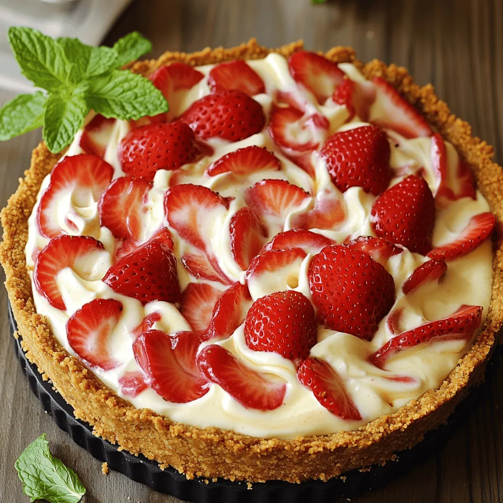 Strawberry Cream Pie Delightful and Easy Recipe