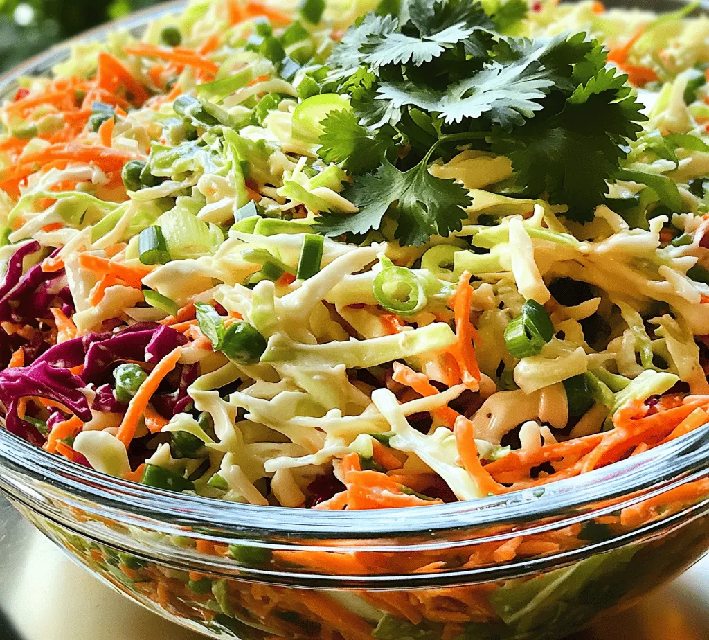 Coleslaw has long been a staple side dish at barbecues, picnics, and family gatherings, beloved for its crisp texture and refreshing taste. Traditionally made with finely shredded raw cabbage and dressed most commonly with a vinaigrette or mayonnaise, this versatile dish has evolved over the years. Today, we are excited to introduce a delightful twist on the classic—Crunchy Rainbow Coleslaw. This recipe features vibrant colors and fresh ingredients that not only tantalize the taste buds but also provide a feast for the eyes.