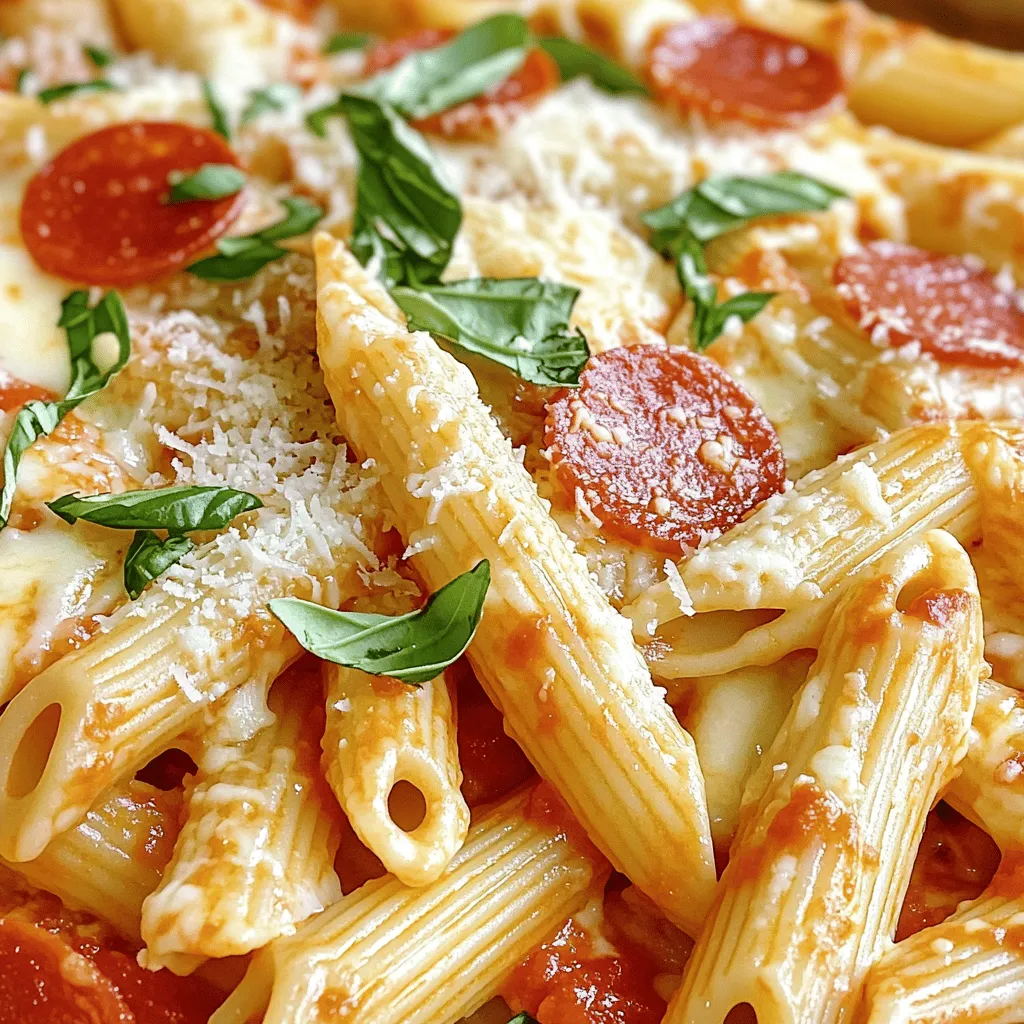 Cheesy Butter Pizza Pasta Recipe Simple and Tasty