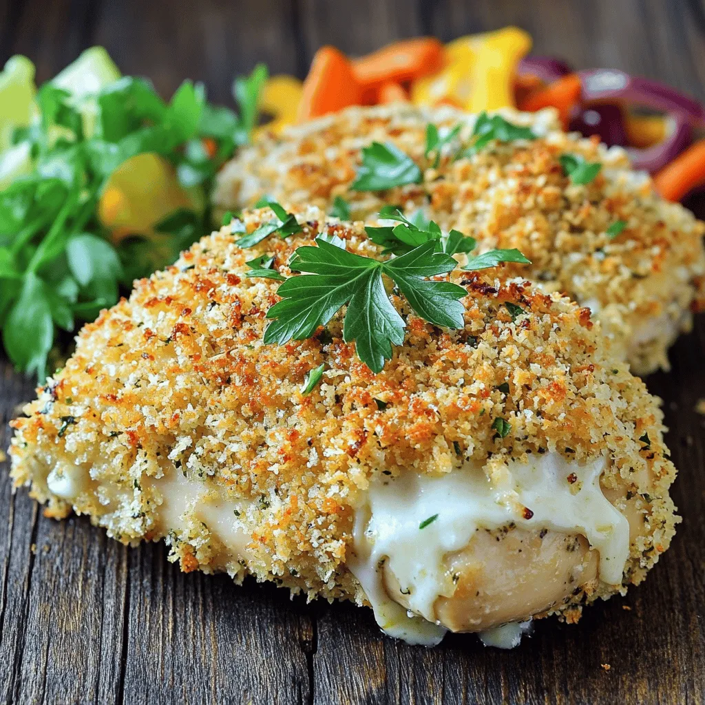 Crispy Herb-Crusted Oven Baked Chicken Breast