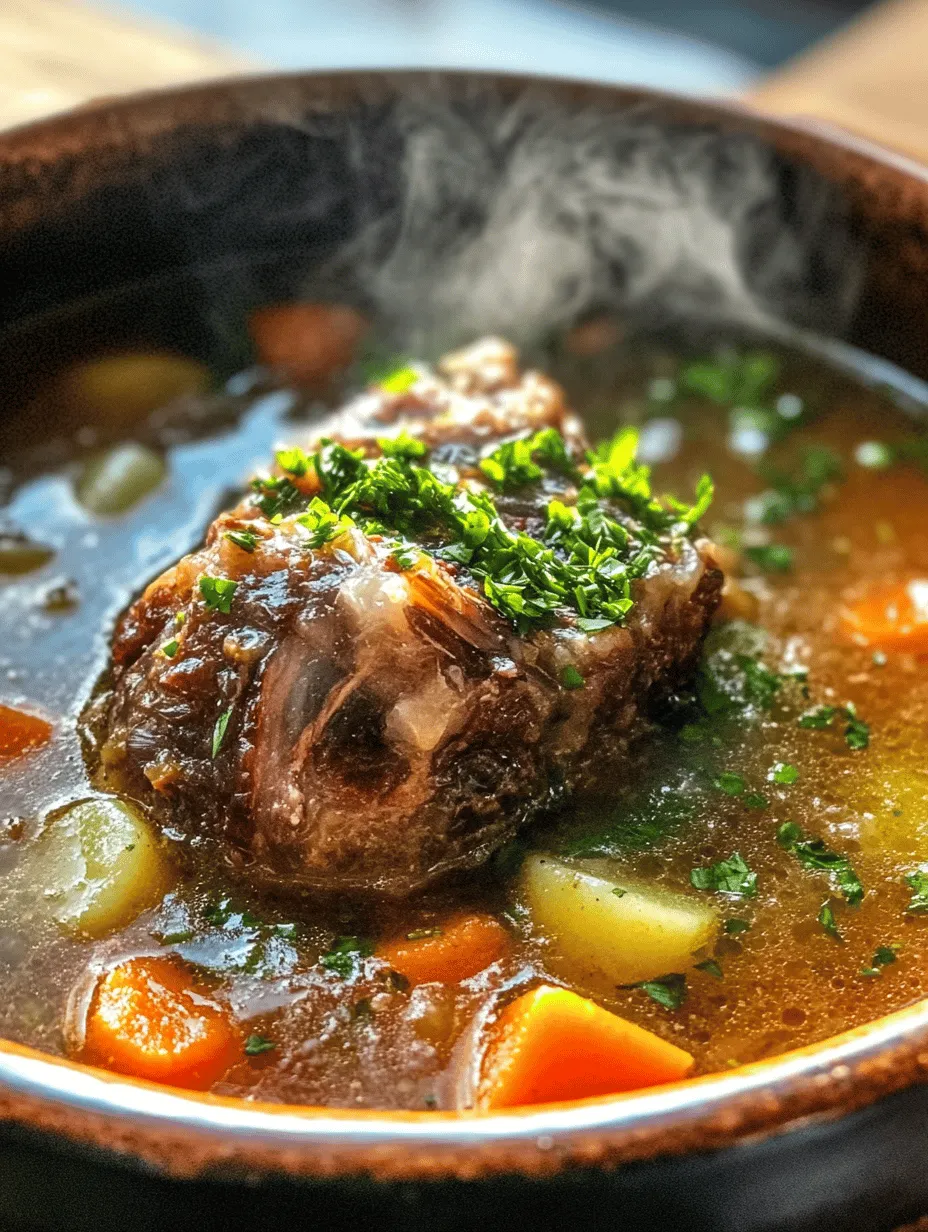 Hearty Instant Pot Oxtail Soup: A Comforting Culinary Delight