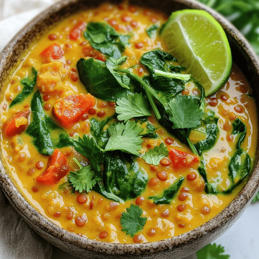 Creamy Coconut Lentil Curry Flavorful and Easy Meal