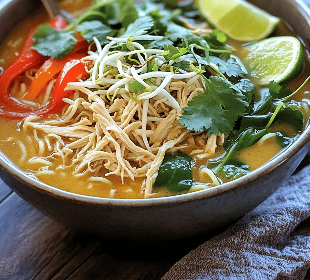 Thai cuisine is renowned for its vibrant and aromatic flavors, expertly balancing an array of ingredients that create dishes bursting with complexity. Among the myriad of delectable offerings, the Fragrant Thai Chicken Noodle Soup stands out as a comforting and flavorful dish that captures the essence of this culinary tradition. This soup is not just a meal; it is a harmony of textures and tastes that embodies the heart of Thai cooking.