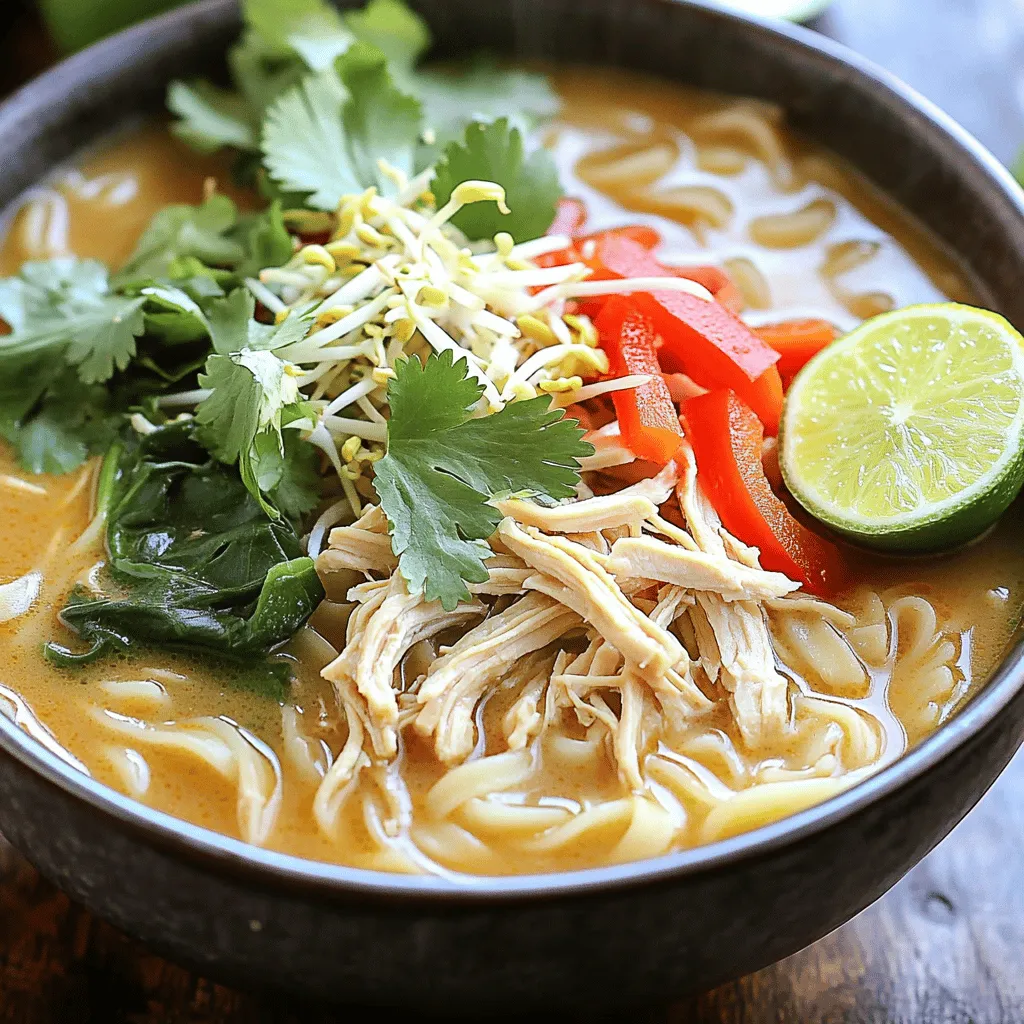 Fragrant Thai Chicken Noodle Soup: A Comforting Bowls of Flavor