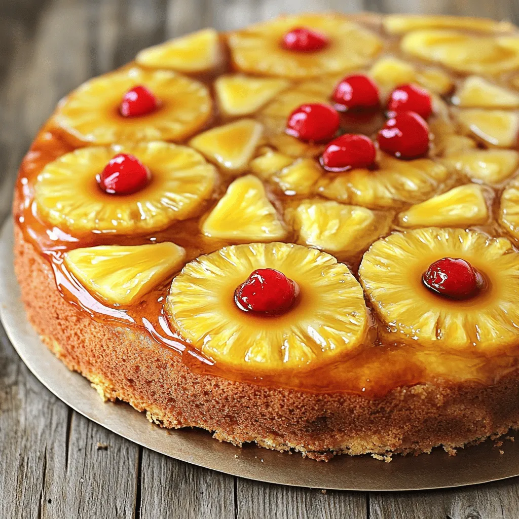 Pineapple Upside-Down Cake Easy and Tasty Recipe