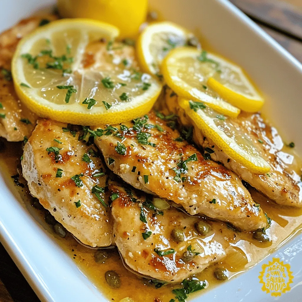 Zesty Healthy Lemon Chicken Piccata: A Delightful Recipe
