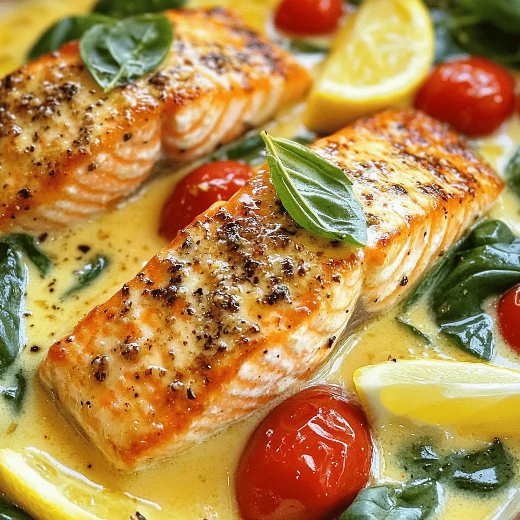 Decadent Creamy Garlic Butter Tuscan Salmon: A Culinary Delight