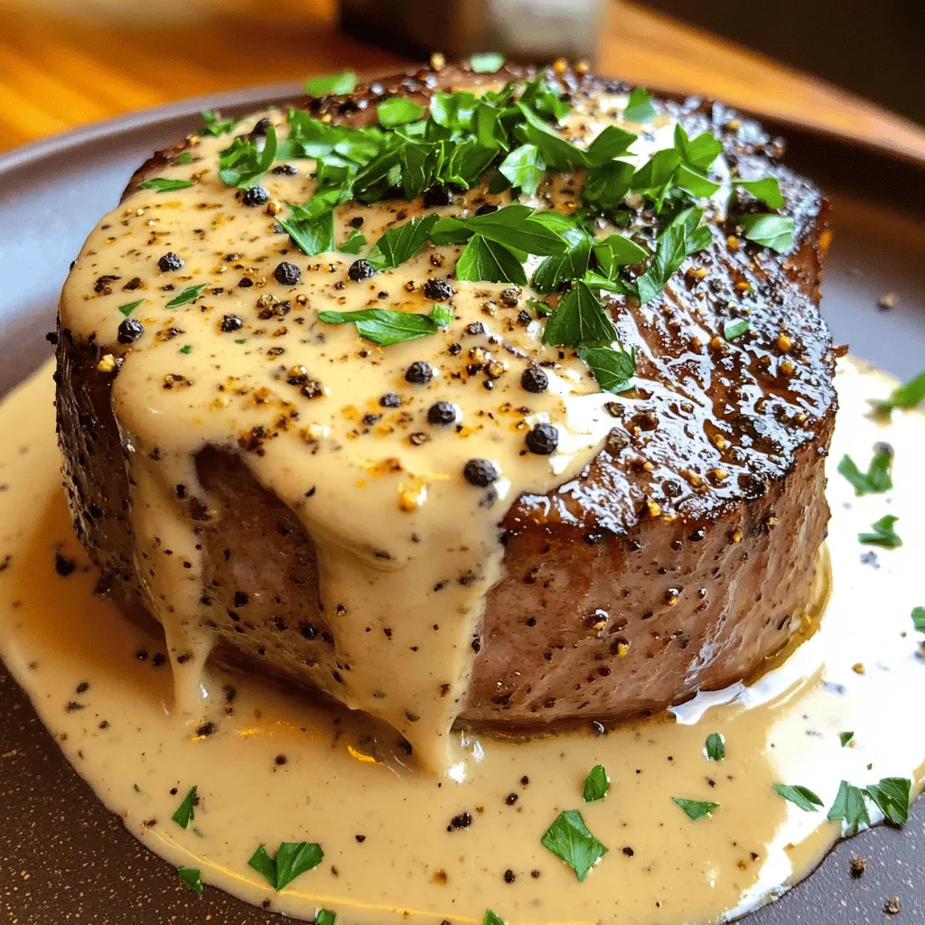 To make a great seared filet mignon, start with room temperature steaks. How to bring filet mignon to room temperature before cooking? Simply take the steaks out of the fridge 30 minutes before you cook. This helps them cook evenly.