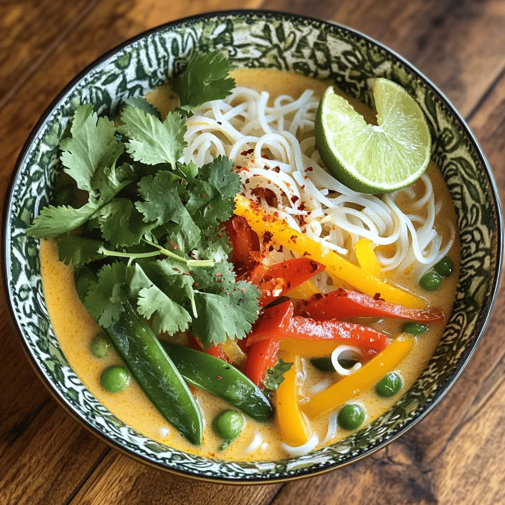Spicy Thai Red Curry Noodle Soup: A Flavorful Journey into Thai Cuisine