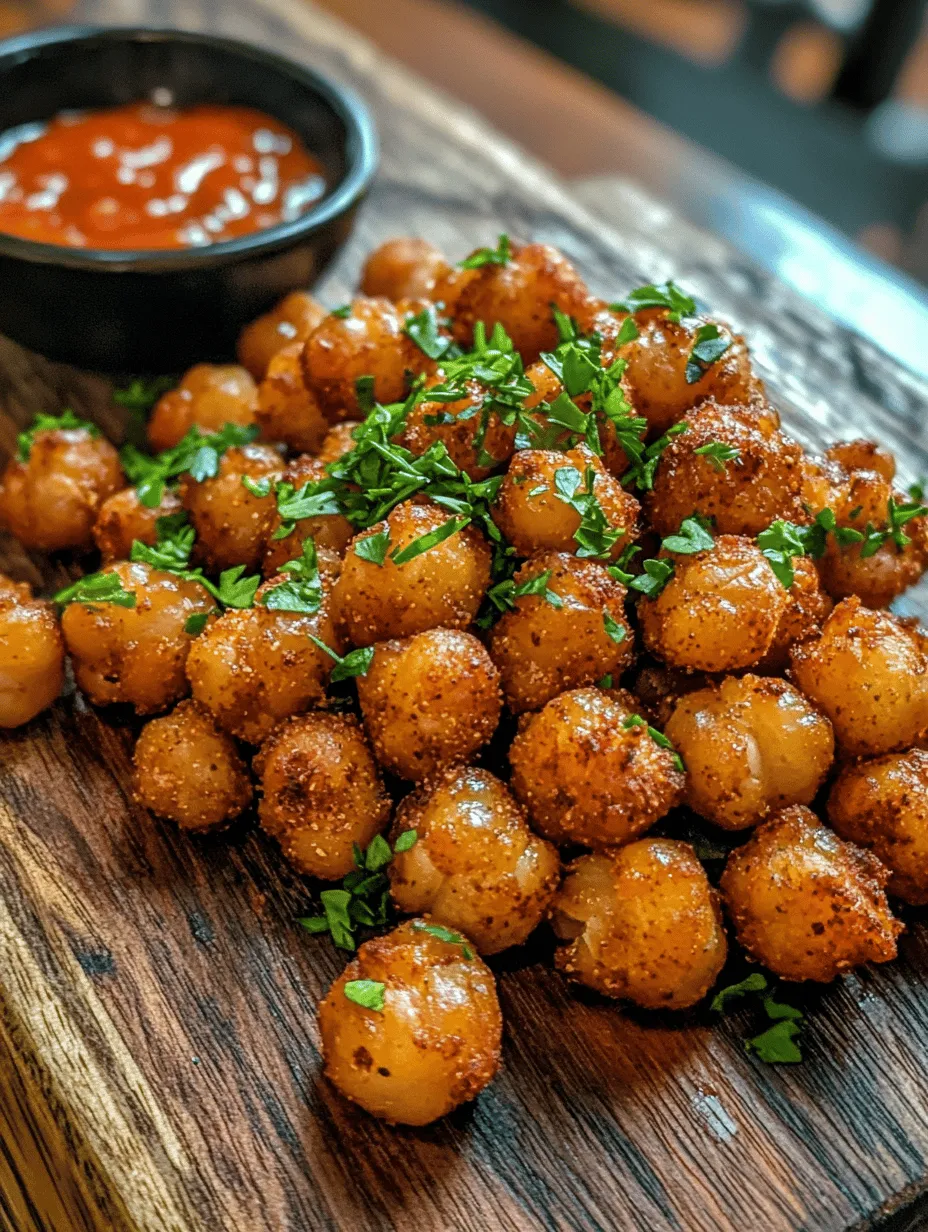 Crunchy Spiced Chickpea Bites: A Delicious Healthy Snack