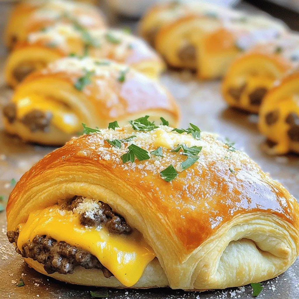 Garlic Parmesan Cheeseburger Bombs Flavorful Snack Idea