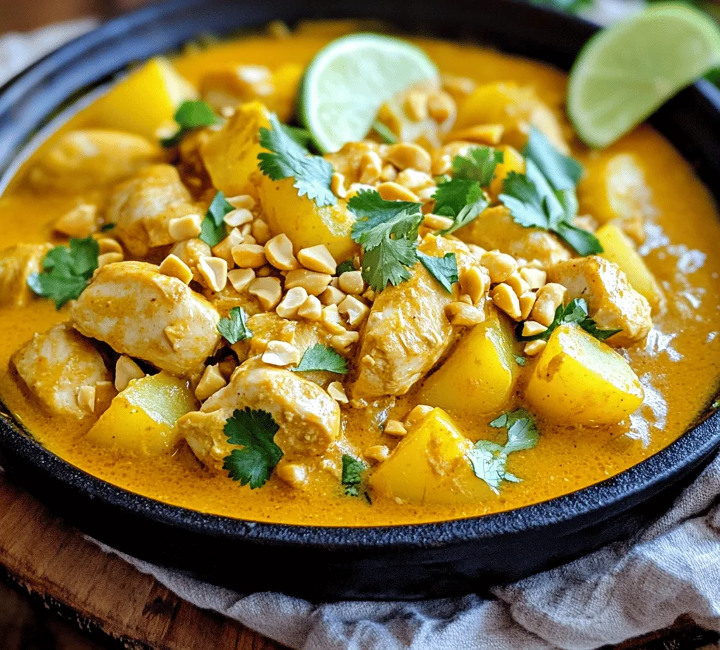 If you’re on a culinary adventure, look no further than the rich, aromatic world of Massaman curry. This unique dish, often considered one of Thailand