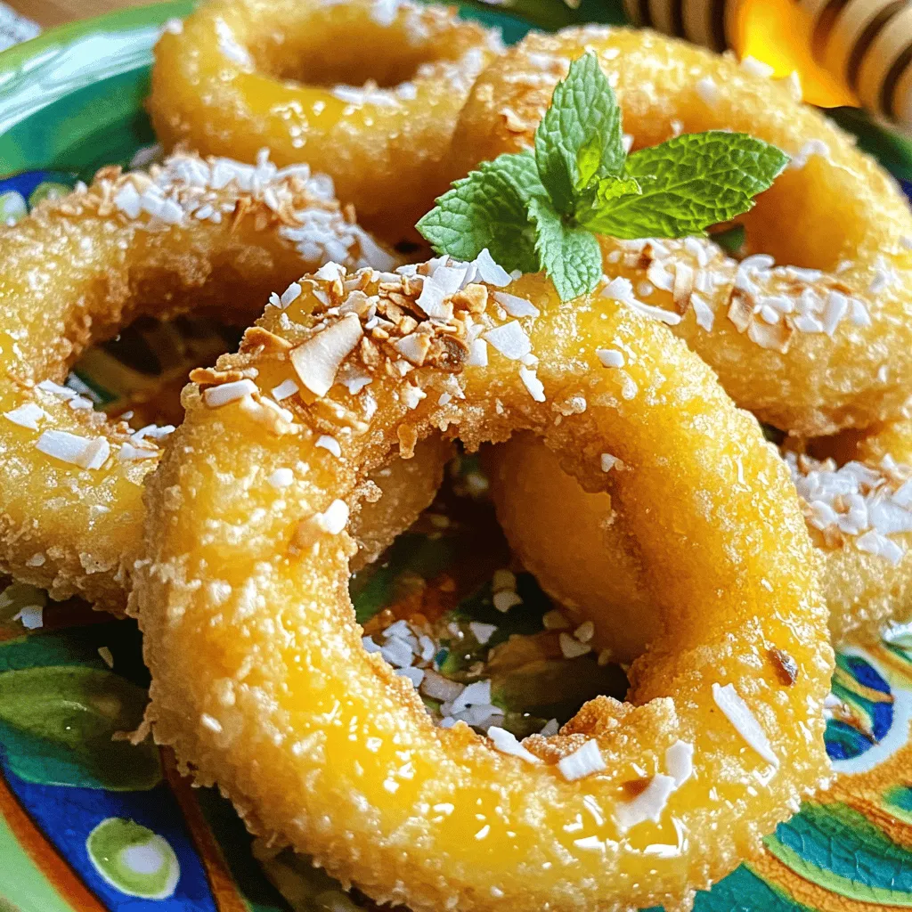 Fried Pineapple Rings Irresistible Tropical Snack Recipe