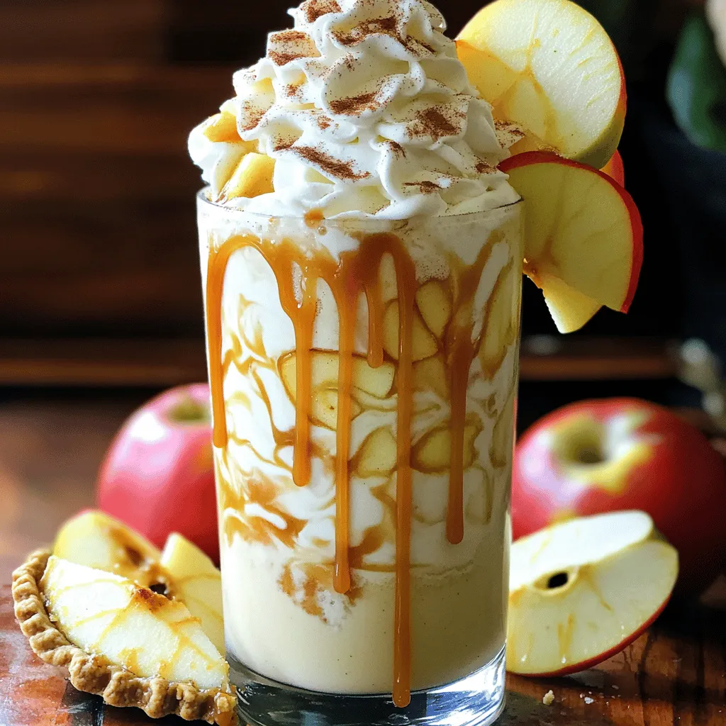 Caramel Apple Pie Milkshake Recipe Deliciously Simple