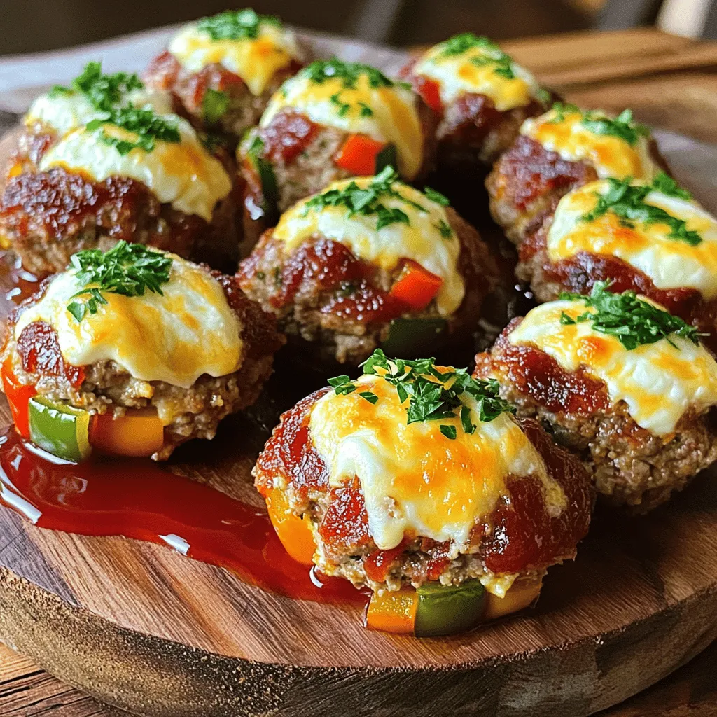 Cheesy Stuffed Meatloaf Bites Tasty and Simple Recipe