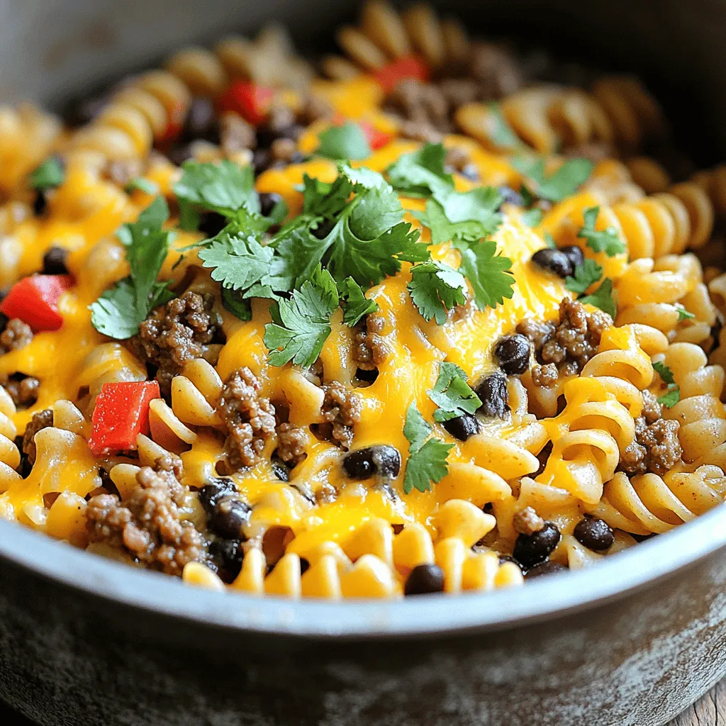 One Pot Taco Pasta Flavorful Weeknight Wonder