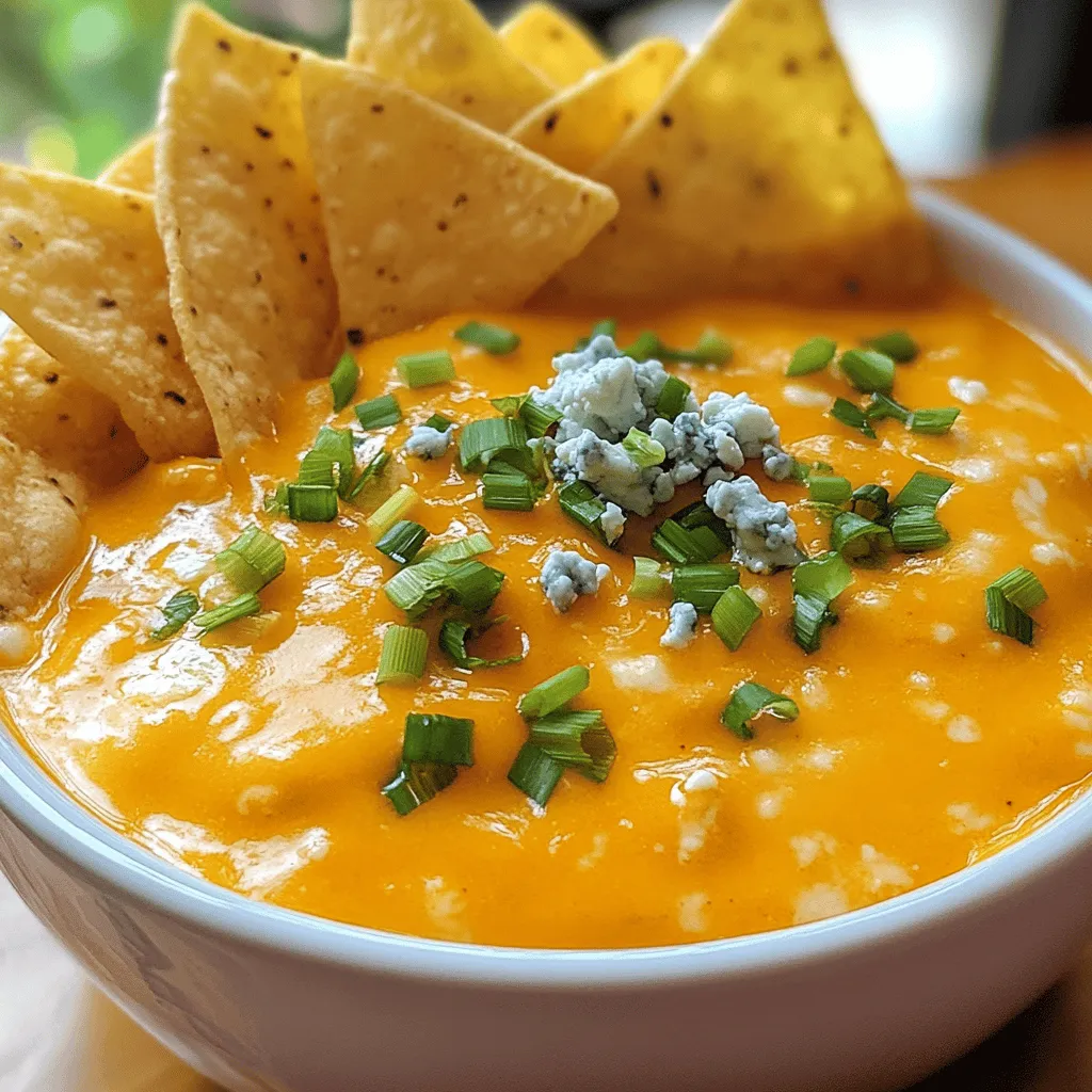 Spicy &#038; Cheesy Crockpot Buffalo Chicken Dip