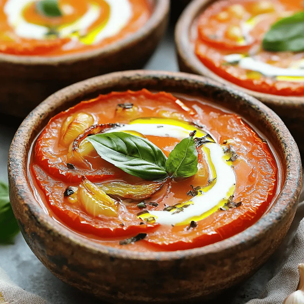 Easy Roasted Tomato Soup Delightful and Creamy Recipe