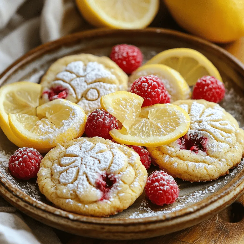 Lemon Raspberry Cookies Delightful Treat to Bake
