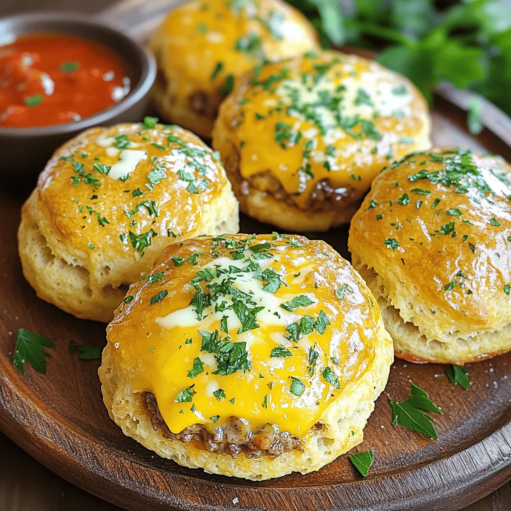 Easy Garlic Parmesan Cheeseburger Bombs Quick Treat