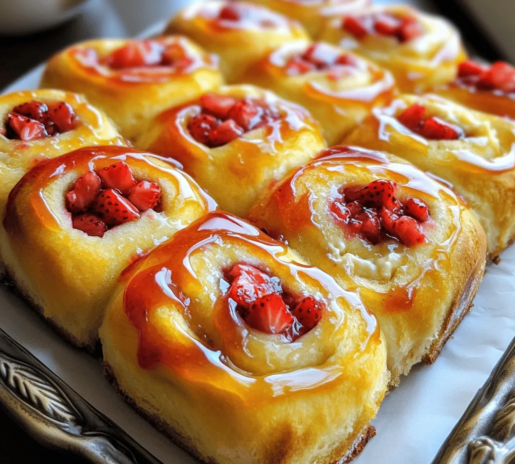 If you have a sweet tooth and a love for desserts that combine comforting flavors and textures, then strawberry cheesecake sweet rolls are an absolute must-try. These delightful treats are the perfect fusion of creamy cheesecake, juicy strawberries, and soft, sweet dough. Imagine biting into a warm roll where the rich, velvety filling meets the light, fluffy exterior – it’s a dessert experience that’s both indulgent and satisfying.