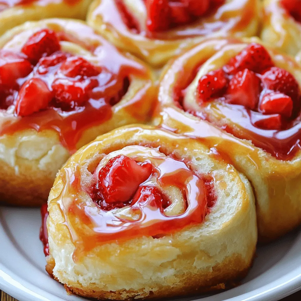Strawberry Cheesecake Sweet Rolls Recipe