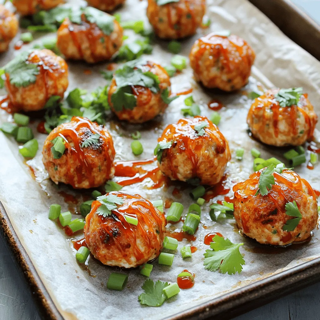 Sriracha Chicken Meatball Recipe Easy and Flavorful