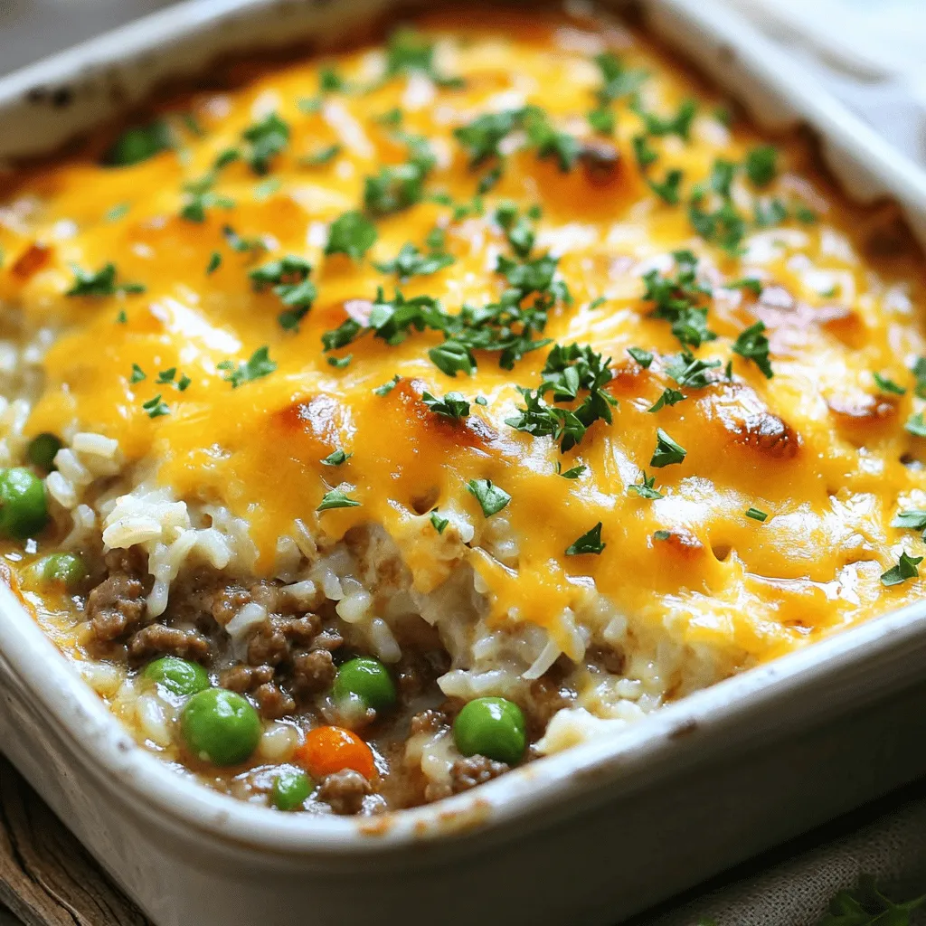 Cheesy Hamburger Rice Casserole: A Comfort Food Classic